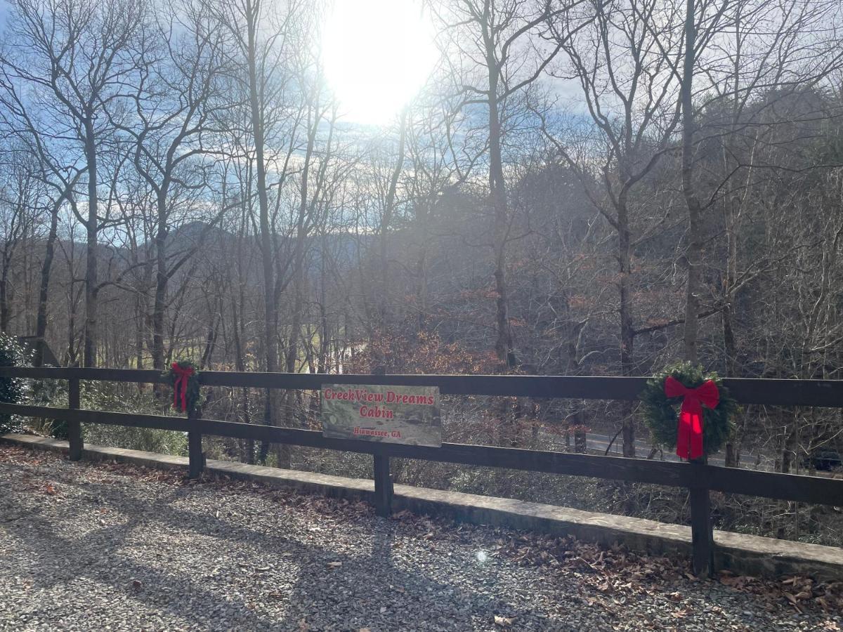 Cozy Creekfront Family Cabin-Pet Friendly -Gamerm-Hot Tub Hiawassee Exterior photo